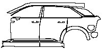 (left) Door+Rear Fender+Side Skirt