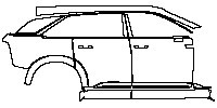 (right) Door+Rear Fender+Side Skirt