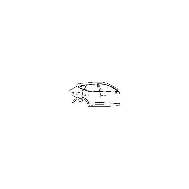 (right) Door+Rear Fender+Side Skirt