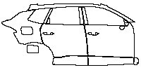 (right) Door+Rear Fender+Side Skirt