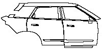 (right) Door+Rear Fender+Side Skirt