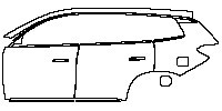 (left) Door+Rear Fender+Side Skirt