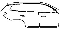 (right) Door+Rear Fender+Side Skirt