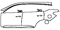 (left) Door+Rear Fender+Side Skirt