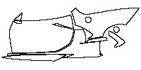 Chevrolet Corvette Stingray 2014 - (left) Door+Side Skirt+Rear Fender