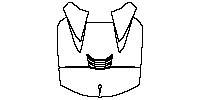 Chevrolet Corvette Stingray 2014 - Trunk Lid (with shark fin)