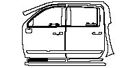 (left) Door+Rear Fender+Side Skirt
