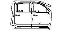 (right) Door+Rear Fender+Side Skirt