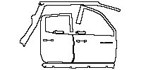 (right) Door+Rear Fender+Side Skirt