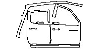 (right) Door+Rear Fender+Side Skirt