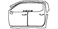 (left) Door+Side Skirt+Rear Fender