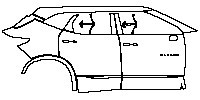 (right) Door+Rear Fender+Side Skirt
