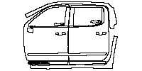 (left) Door+Rear Fender+Side Skirt