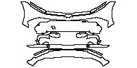 Chevrolet Equinox EV Exterior 2024 - Bumper+Headlamp (with 2 PDC , with ''RS'' emblem)