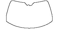 Chevrolet Corvette Window 2020 - Windshield