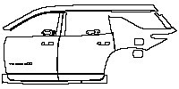 (left) Door+Rear Fender+Side Skirt