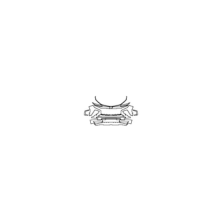 Chevrolet Traverse Exterior 2024 - Bumper+Headlamp (with side marker lights , with 6 PDC)