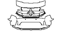 Dodge Charger Daytona 2-Door 2024 - Bumper+Headlamp (with 6 PDC)