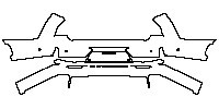 Dodge Charger Daytona 2-Door 2024 - Rear Bumper (with 6 PDC)
