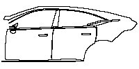 Deepal SL03 Exterior 2023 - (left) Door+Rear Fender+Side Skirt