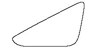 Deepal S07 Window 2023 - Rear Quarter (Edge ends at the inner side of dotted area)