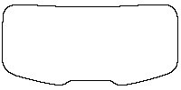 Deepal S07 Window 2023 - Rear Window (Edge exceeds the innder side of black cermic by 3mm)