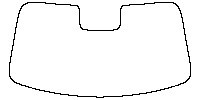 Deepal S07 Window 2023 - Windshield (with mirror and dotted area cutout , Edge exceeds the innder side of black cermic by 3mm)