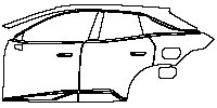 (left) Door+Rear Fender+Side Skirt