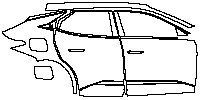 (right) Door+Rear Fender+Side Skirt