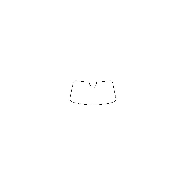 DS Automobiles DS 4 Window 2023 - Windshield (with mirror and dotted area cutout , Edge ends at the inner side of dotted area)