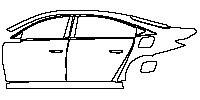 (left) Door+Rear Fender+Side Skirt