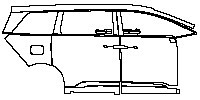 (right)Door+Side Skirt+Rear Fender