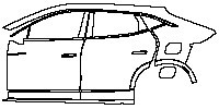 Denza N7 Exterior 2023 - (left) Door+Rear Fender+Side Skirt
