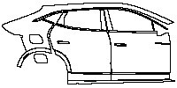 Denza N7 Exterior 2023 - (right) Door+Rear Fender+Side Skirt