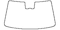 Denza N7 Window 2023 - Windshield (with mirror and dotted area cutout)