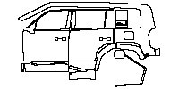 (left) Door+Rear Fender+Side Skirt