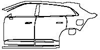 (left) Door+Rear Fender+Side Skirt
