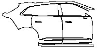 (right) Door+Rear Fender+Side Skirt