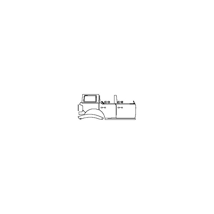 Ford Bronco 4 Door 2021 - (right)Door+Side Skirt+Rear Fender (for Left Hand Drive，Hardtop)