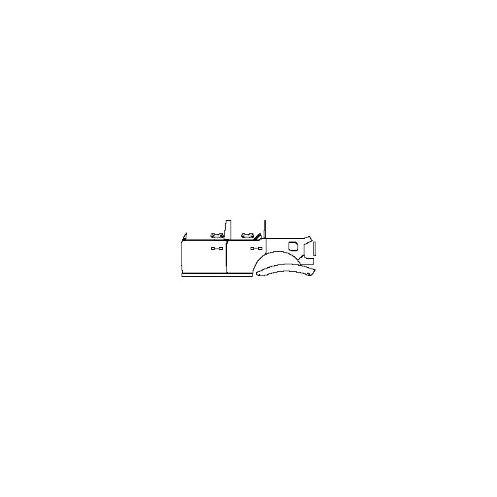 Ford Bronco 4 Door 2021 - (left)Door+Side Skirt+Rear Fender (Soft top)
