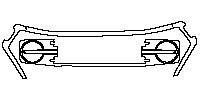 Ford Bronco 4 Door 2021 - Grille (with LED Headlamp)
