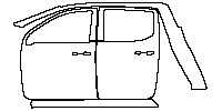 (left) Door+Rear Fender+Side Skirt