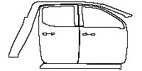 (right) Door+Rear Fender+Side Skirt