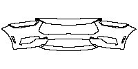 Ford Mustang Fastback 2024 - Bumper+Headlamp (with side marker lights)