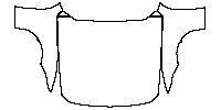 Ford Mustang Fastback 2024 - Hood+Fender (Split design, for 60in width materials.)