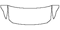 Ford Mustang Fastback 2024 - Hood+Fender (One third of Hood + Fender)