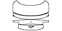 Ford Mustang Fastback 2024 - Trunk Lid (without Spoiler)