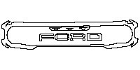 Ford Bronco 4 Door 2021 - Grille