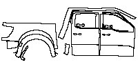 (right) Door+Rear Fender+Side Skirt