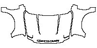 Ford Super Duty F-350 2023 - Hood+Fender (with ''SUPER DUTY'' emblem on hood)